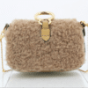 Screenshot 2026-02-24 070831 Fendi Nano Baguette Beige Shearling Gold Chain Crossbody Bag