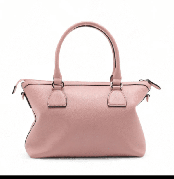 Screenshot 2026-03-07 093215 Gucci Dollar Calfskin GG Charm Satchel Soft Pink Pebbled Leather 2-Way Tote Shoulder Bag