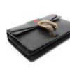 Gucci Dionysus Small Black Leather Floral Lining Chain Bag 400249