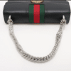 Gucci Dionysus Small Black Leather Floral Lining Chain Bag 400249