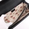 Gucci Dionysus Small Black Leather Floral Lining Chain Bag 400249