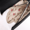 Gucci Dionysus Small Black Leather Floral Lining Chain Bag 400249