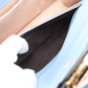 Screenshot 2026-03-07 094649 Gucci Sylvie Mini Light Blue Leather Web Chain Shoulder Bag 431666