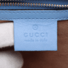 Screenshot 2026-03-07 094657 Gucci Sylvie Mini Light Blue Leather Web Chain Shoulder Bag 431666