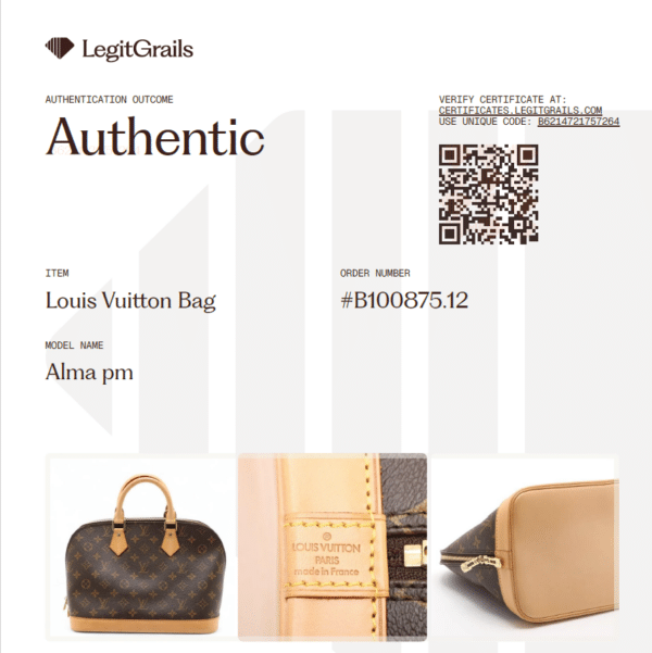 Screenshot 2026-06-25 123930 Louis Vuitton Alma PM Monogram Canvas Vintage Top Handle Bag M53151