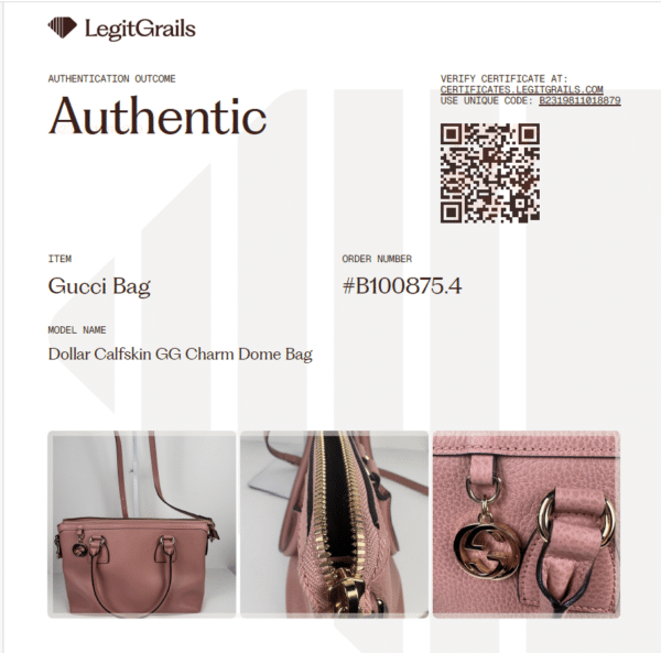 Screenshot 2026-06-25 182135 Gucci Dollar Calfskin GG Charm Satchel Soft Pink Pebbled Leather 2-Way Tote Shoulder Bag