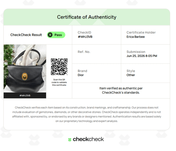 Screenshot 2026-06-26 125426 Vintage Christian Dior Black Grained Leather 2-Way Top Handle Shoulder Bag Gold CD Logo