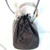 177310572676961_IMG_8010 Gucci Bamboo handle bucket bag black with brown bamboo handle two way