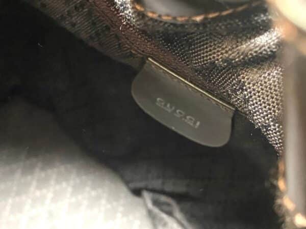 177310572676967_IMG_8005 Gucci Bamboo handle bucket bag black with brown bamboo handle two way