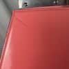 IMG_2167 Fendi Peekaboo Cut Medium Pink Brushed Leather Shoulder Bag Silver O’Lock Chain 8BN340