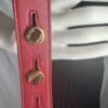 IMG_2178 Fendi Mon Tresor Red Calfskin Leather Bucket Shoulder Bag Gold Hardware