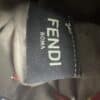 IMG_2181 Fendi Mon Tresor Red Calfskin Leather Bucket Shoulder Bag Gold Hardware