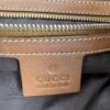 IMG_2767 Gucci Vintage Original GG Canvas Wooden Charm Tote Brown Leather