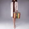 IMG_3593 Gucci Aria 100th Anniversary Multicolor Canvas Cutout Handle Tote New with Box & Dustbag
