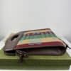 IMG_3599 Gucci Aria 100th Anniversary Multicolor Canvas Cutout Handle Tote New with Box & Dustbag