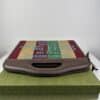 IMG_3600 Gucci Aria 100th Anniversary Multicolor Canvas Cutout Handle Tote New with Box & Dustbag