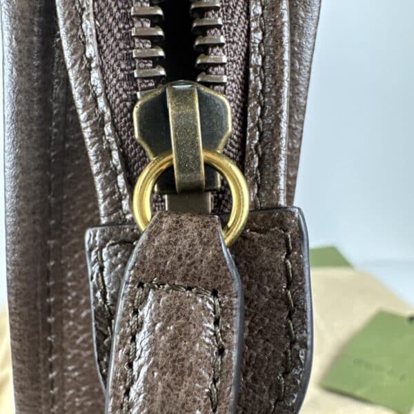IMG_3604 Gucci Aria 100th Anniversary Multicolor Canvas Cutout Handle Tote New with Box & Dustbag