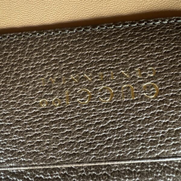 IMG_3607 Gucci Aria 100th Anniversary Multicolor Canvas Cutout Handle Tote New with Box & Dustbag