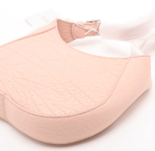 Screenshot 2026-03-27 200317 Burberry Small Chess Shoulder Bag Blush Pink Pebble-Grain Leather Silver Horse Hardware