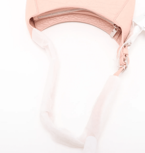 Screenshot 2026-03-27 200342 Burberry Small Chess Shoulder Bag Blush Pink Pebble-Grain Leather Silver Horse Hardware