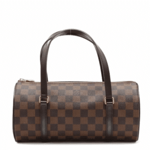 Louis Vuitton Papillon 26 Damier Ebene Handbag N51304 with Dust Bag
