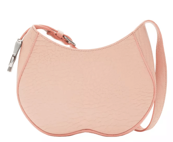 Screenshot 2026-04-06 201856 Burberry Small Chess Shoulder Bag Blush Pink Pebble-Grain Leather Silver Horse Hardware