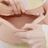 Screenshot 2026-04-06 203031 Burberry Small Chess Shoulder Bag Blush Pink Pebble-Grain Leather Silver Horse Hardware