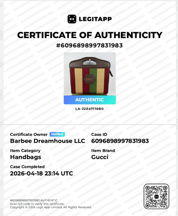 Screenshot 2026-06-25 183144 Gucci Aria 100th Anniversary Multicolor Canvas Cutout Handle Tote New with Box & Dustbag