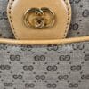 2026-05-12 17.51.08 Vintage Gucci Micro GG Saddle Shoulder Bag Brown Tan Leather Gold Hardware