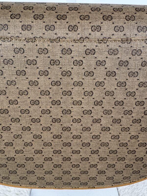 2026-05-12 17.51.27 Vintage Gucci Micro GG Saddle Shoulder Bag Brown Tan Leather Gold Hardware