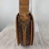 2026-05-12 17.51.33 Vintage Gucci Micro GG Saddle Shoulder Bag Brown Tan Leather Gold Hardware