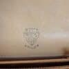Vintage Gucci Micro GG Saddle Shoulder Bag Brown Tan Leather Gold Hardware