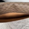Vintage Gucci Micro GG Saddle Shoulder Bag Brown Tan Leather Gold Hardware