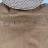 Vintage Gucci Micro GG Saddle Shoulder Bag Brown Tan Leather Gold Hardware