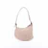 Fendi pink zucca 1 Fendi Zucchino Oyster Pink FF Canvas Shoulder Bag Vintage Y2K