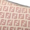 Fendi pink zucca 7 Fendi Zucchino Oyster Pink FF Canvas Shoulder Bag Vintage Y2K
