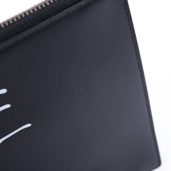 Gucci Life 7 Gucci GucciGhost Life Is Gucci Black Leather Clutch Trevor Andrew 2016