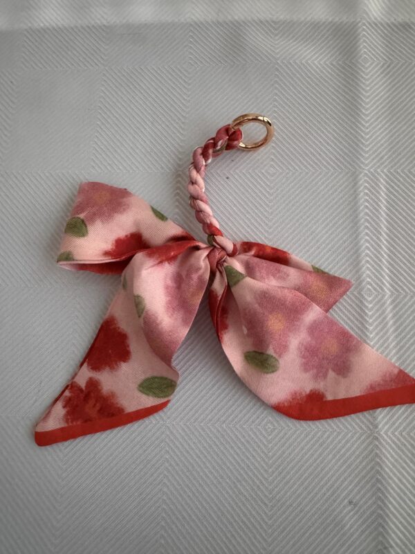 IMG_5362 Handmade Scarf Bag Charm Keychain