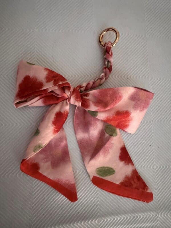 IMG_5364 Handmade Scarf Bag Charm Keychain