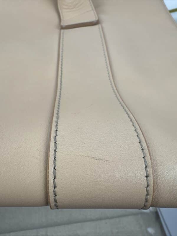 IMG_5587 Salvatore Ferragamo Sookie Leather Shoulder Bag – Bisque / Almond