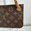 IMG_5623 Louis Vuitton Neverfull Monogram Pochette Pouch with Vachetta Wrist Strap