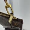 IMG_5626 Louis Vuitton Neverfull Monogram Pochette Pouch with Vachetta Wrist Strap
