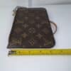 IMG_5633 Louis Vuitton Neverfull Monogram Pochette Pouch with Vachetta Wrist Strap