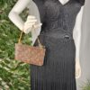 IMG_5640 Louis Vuitton Neverfull Monogram Pochette Pouch with Vachetta Wrist Strap