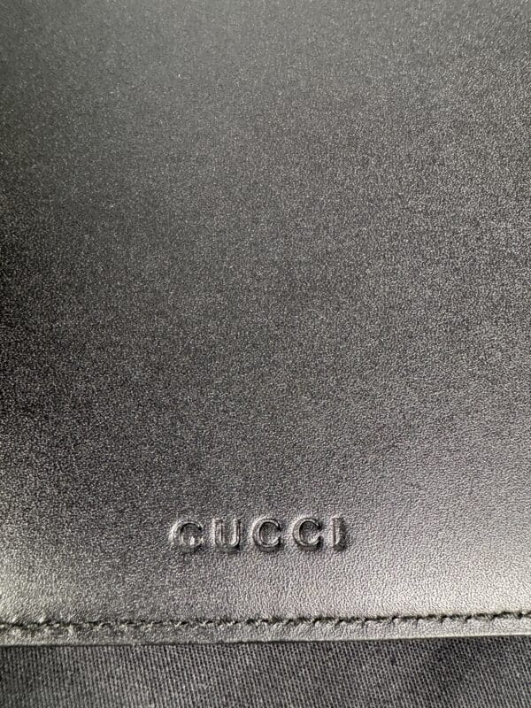 IMG_6190 Gucci GucciGhost Life Is Gucci Black Leather Clutch Trevor Andrew 2016