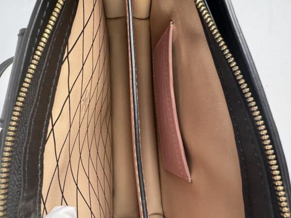 IMG_7210 Louis Vuitton M53191 Epi Trunk Clutch Rose Ballerine Pink Black Crossbody Bag