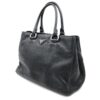 Prada vittelo 4 Prada Black Vitello Danio Leather Top Handle Satchel Bag Nero Silver hardware