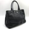 Prada vittelo 6 Prada Black Vitello Danio Leather Top Handle Satchel Bag Nero Silver hardware