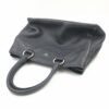 Prada vittelo 7 Prada Black Vitello Danio Leather Top Handle Satchel Bag Nero Silver hardware