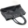 Prada vittelo 8 Prada Black Vitello Danio Leather Top Handle Satchel Bag Nero Silver hardware